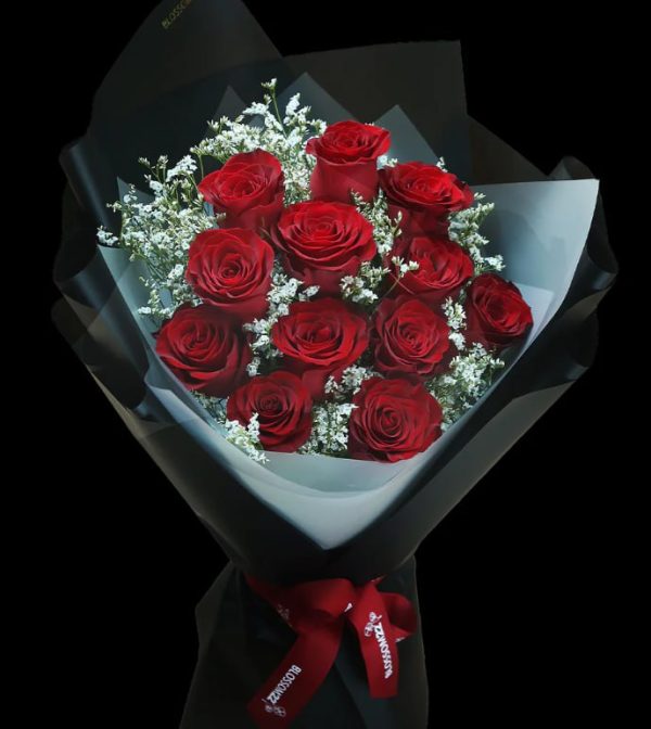 Red Rose Flower Bouquet