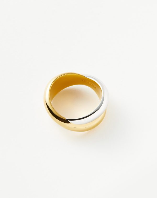 Lucy Williams Chunky Entwine Ring  | Mixed Metal - Image 4