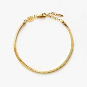 Lucy Williams Square Snake Chain Bracelet