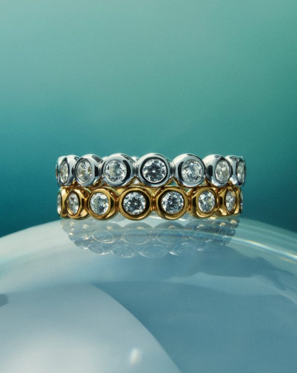 Tennis Eternity Stacking Ring | 18ct Gold Vermeil Cubic Zirconia - Image 5