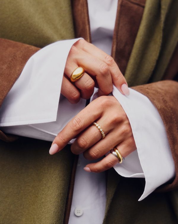Lucy Williams Chunky Entwine Ring  | Mixed Metal - Image 2