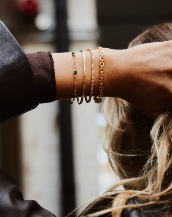 Timepiece Link Chain Bracelet | 18ct Gold Plated - Image 5